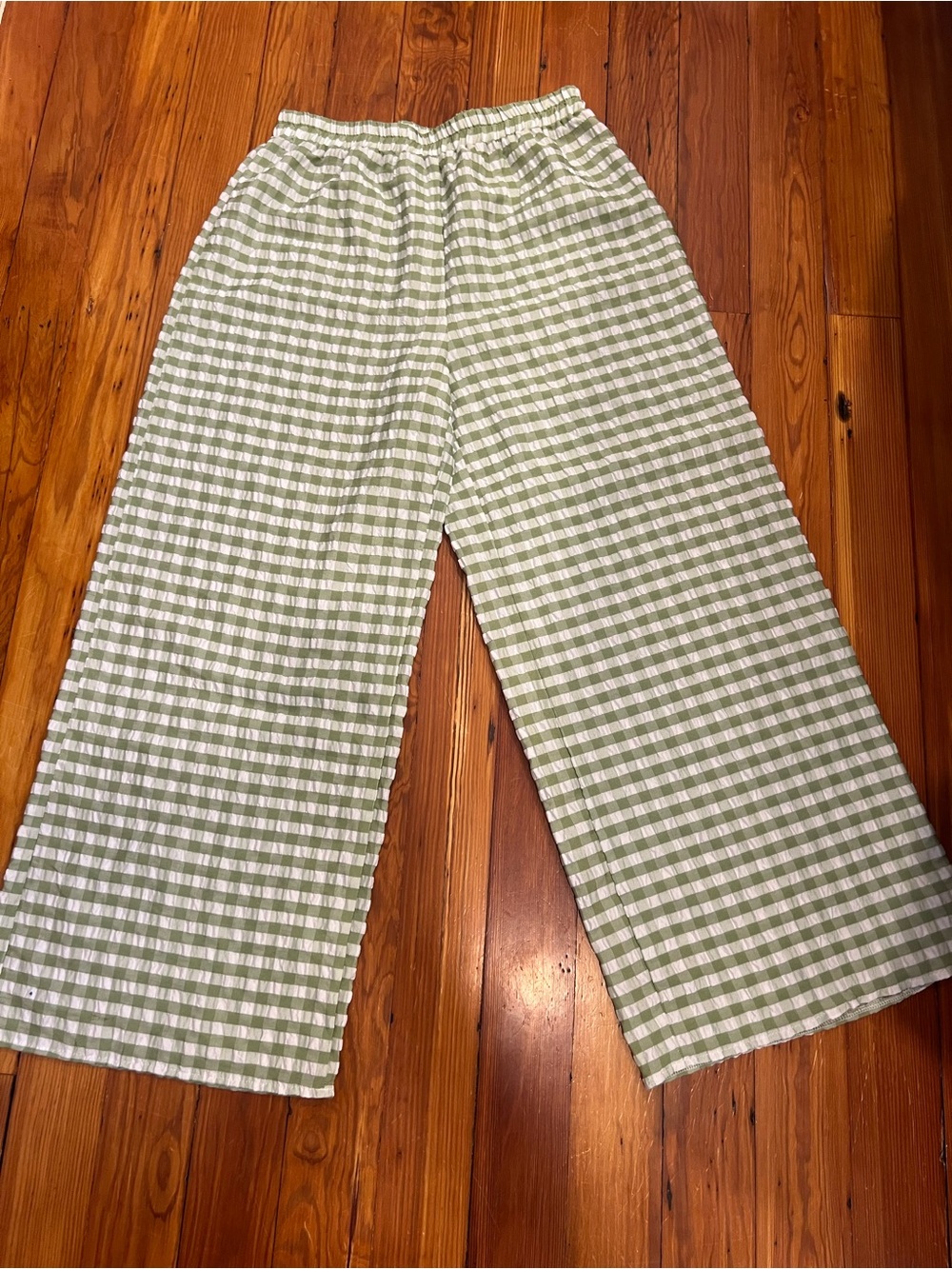 Women’s Gingham Pull-On Pants